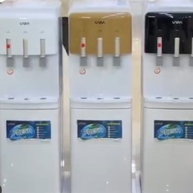 تصویر ابسردکن یخچال دار یونیوا مدلUN-WD8WW در رنگبندی UNEVA water dispenser model UN-WD8WW