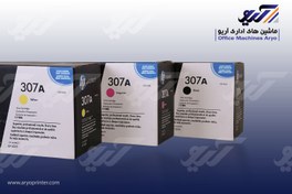 تصویر تونر لیزری اچ پی مدل 307 A CE742A 307A Yellow LaserJet Toner Cartridge