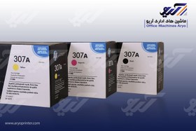 تصویر تونر لیزری اچ پی مدل 307 A CE742A 307A Yellow LaserJet Toner Cartridge