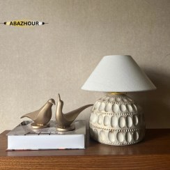 تصویر آباژور رومیزی دکوراتیو کد RD210 _ سفال 