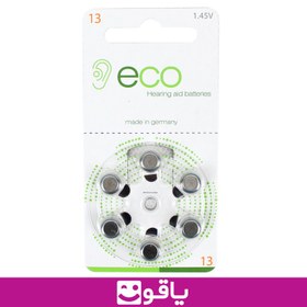 تصویر باتری سمعک برند اکو آلمانی - سایز 13 Batteries  ECO(Model 13)