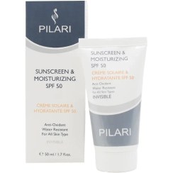 تصویر ضد آفتاب و مرطوب کننده SPF 50 الکسیس پیلاری 50 میلی لیتر Alexis Pilari Sunscreen and Moisturizer SPF 50 50 ml