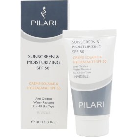 تصویر ضد آفتاب و مرطوب کننده SPF 50 الکسیس پیلاری 50 میلی لیتر Alexis Pilari Sunscreen and Moisturizer SPF 50 50 ml