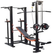 تصویر دستگاه بدنسازی خانگی حرفه ای بارفیکس پارالل دار 