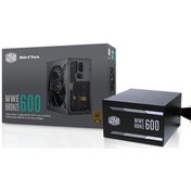 تصویر پاور کولرمستر مدل MWE Bronze 600W Cooler Master MWE Bronze 600W Power Supply