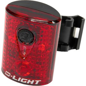 تصویر چراغ عقب شارژی دی لایت usb rechargeable 3 red leds