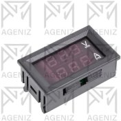 تصویر ماژول ولت متر و آمپر متر ۱۰۰ آمپر ۱۰۰ ولت شنت دار 