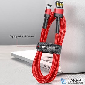 تصویر کابل تبدیل USB به لایتنینگ باسئوس مدل Cafule CALKLF-C طول 2 متر ا Baseus Cafule CALKLF-C USB to Lightning Cable 2M Baseus Cafule CALKLF-C USB to Lightning Cable 2M