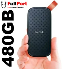 تصویر حافظه اکسترنال SSD سن دیسک SanDisk Portable E30 480GB SanDisk Portable E30 480GB SSD Driv