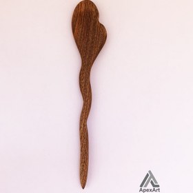 تصویر پین مو چوبی مدل بادکنک 