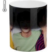 تصویر ماگ(قاشق و جعبه رایگان) حرارتی آبنبات رنگی بی تی اس کد MKSA0523 (قاشق و جعبه رایگان)