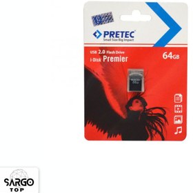 تصویر فلش مموری 64 گیگ پرتک (Pretec) مدل Premier 