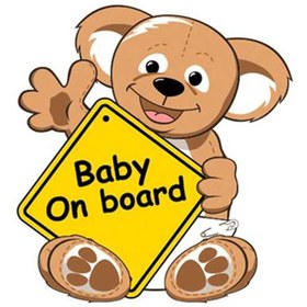 تصویر استیکر بیبی آن بورد baby on board 