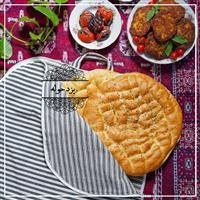 تصویر کیسه نان زیپ دار دولایه cotton tablecloth