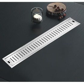 تصویر کفشور ۸۰ سانتی‌متری طرح خطی کروم 