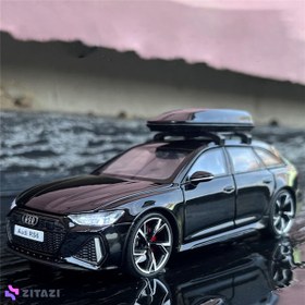 تصویر ماکت ماشین فلزی آئودی Audi RS6 1/24 Audi RS6