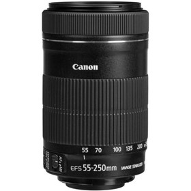 تصویر لنز کانن مدل 250-55 F/4-5.6 IS STM ا Canon 55-250mm F/4-5.6 IS STM Lens Canon 55-250mm F/4-5.6 IS STM Lens