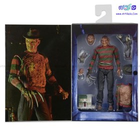 تصویر اکشن فیگور فردی کروگر از فیلم کابوس در خیابان الم Sideshow Collectibles - A Nightmare on Elm Street figurine Freddy Krueger New Nightmare