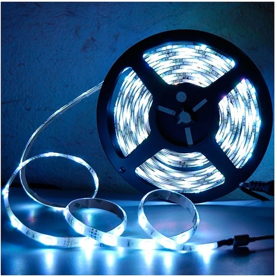 خرید و قیمت حلقه 250 متری ریسه نواری LED و 12 ولت مدل 3528 ای دی سی | ترب