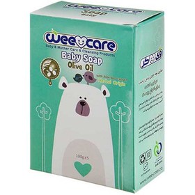 تصویر صابون بچه حاوی روغن زیتون 100 گرمی وی کر Wee Care Olive Oil Baby Soap 100gr