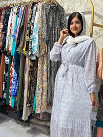 تصویر ماكسي حرير پليسه اي کد h116 