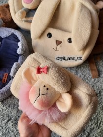 تصویر کوله فیلی و خرگوش جیبدار - سایز 