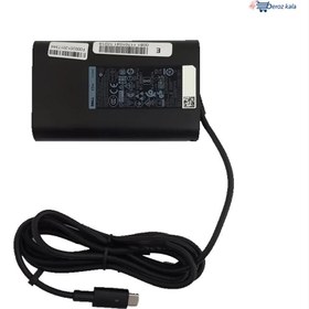 تصویر شارژر لپ تاپ اصلی دل 65 وات USB Type-C Dell Laptop Charger 65W