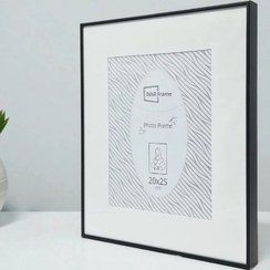 تصویر قاب عکس فلزی سایز 35*30 مناسب برای عکس 25*20 