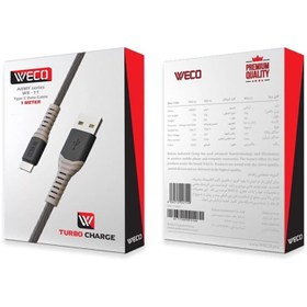تصویر کابل شارژ میکرو WECO WE-10 ا Micro charging cable WECO WE-10 Micro charging cable WECO WE-10