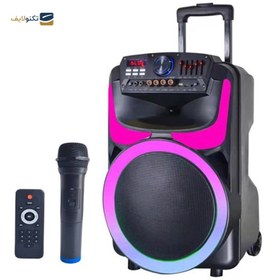 تصویر اسپیکر بلوتوثی چمدانی دیاموند DM-B1201 Diamond DM-B1201 suitcase Bluetooth speaker