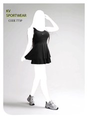 تصویر تونیک دامنی تنیس زنانه NIKE کد 005 NIKE womens tennis skirt tunic code 005