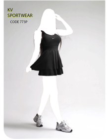 تصویر تونیک دامنی تنیس زنانه NIKE کد 005 NIKE womens tennis skirt tunic code 005