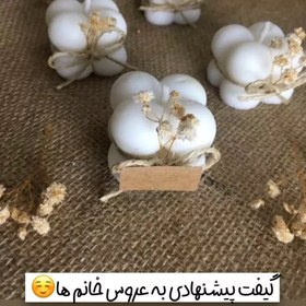 تصویر گیفت شمع روبیک 