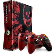 تصویر ایکس باکس ۳۶۰ مدل اسلیم باندل Gears of War 3 دو دسته اصلی کارکرده در حد نو Xbox 360 slim Gears of War 3