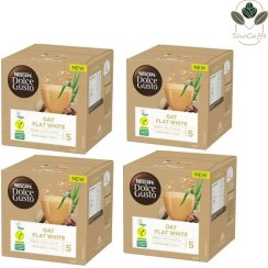 تصویر کپسول قهوه دولچه گوستو فلت وایت Oat Flat White- بسته 4 عددی 