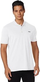 تصویر HUGO mens Regular Fit Reversed Logo Short Sleeve Polo Shirt Polo Shirt 