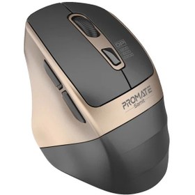 تصویر ماوس بی سیم پرومیت مدل SAMIT با طراحی ارگونومیک و دقت 2200 DPI 2.4GHz Ergonomic 2200 DPI Silent Click Wireless Mouse