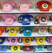 تصویر گوشی تلفن قدیمی نوستالژی 