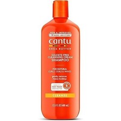 تصویر شامپو کرمی شی باتر کانتو بدون سولفات Cantu Shea Butter Sulfate-Free Cleansing Cream Shampoo