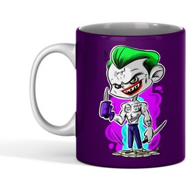 تصویر ماگ سرامیکی طرح جوکر کد 26 Joker mug code 26