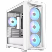تصویر کیس کامپیوتر ایسوس A23 Plus ARGB Mid Tower سفید ASUS A23 Plus ARGB Mid Tower White Computer Case