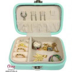 تصویر جعبه جواهرات مسافرتی جدید مدل چمدانی 