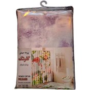 تصویر پرده حمام گلرنگ ابعاد ۱۸۰×۱۴۰ ضدآب و شیک 