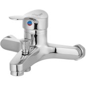 تصویر شیر حمام اسناپل مدل دنیز بدنه برنجی با کارتریج سرامیکی 