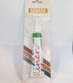 تصویر لاینر ساده برند سوداکو-20ml-سبز 