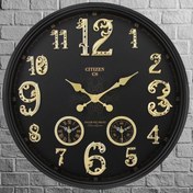 تصویر ساعت دیواری سیتی زن مدل CS3 مشکی 
