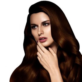 تصویر رنگ مو قهوه ای کاکائویی تیره شماره 4.53 بدون آمونیاک پرستیژ حجم 100 میلی لیتر 