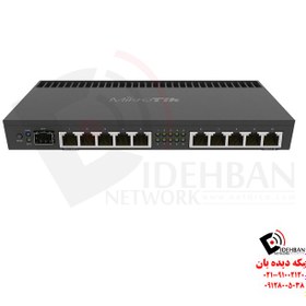 تصویر روتر شبکه میکروتیک مدل RB4011IGS+RM RB4011IGS+RM Gigabit Ethernet Router