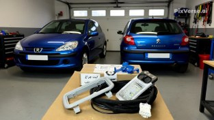 تصویر چراغ سقف عقب 206 و 207 