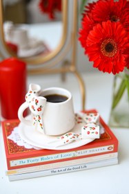 تصویر ست پاپیون گلی 